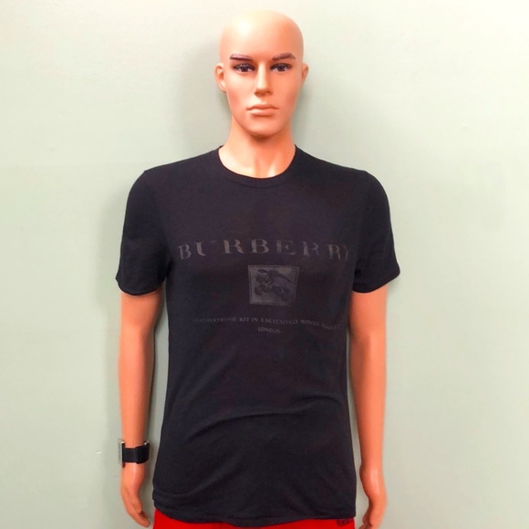 Burberry Other - Burberry Brit Black Graphic T-Shirt Mens Size Small